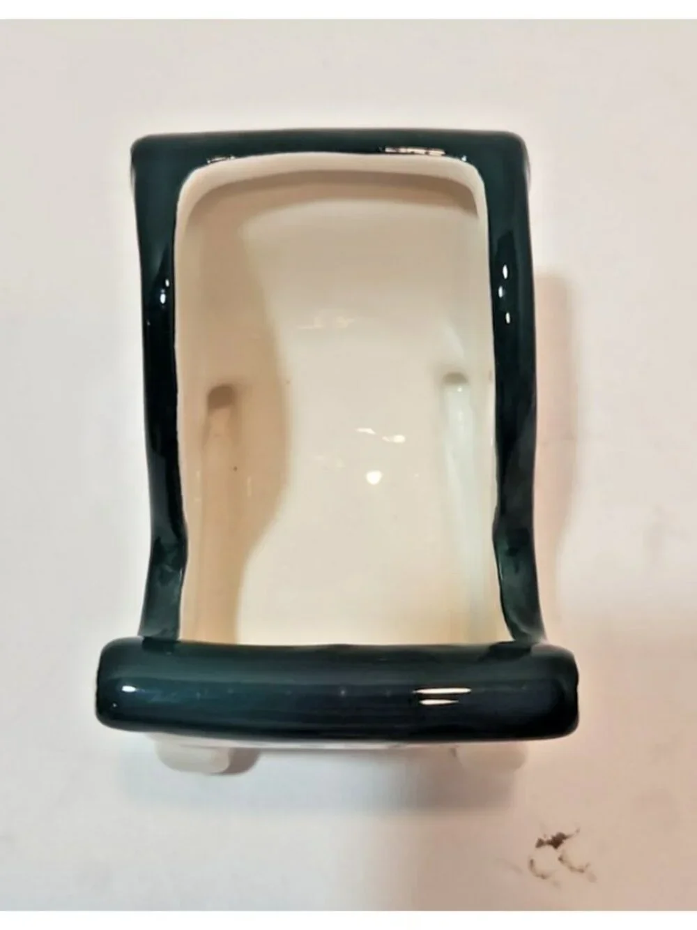 Vtg Pfaltzgraff Winterberry Ceramic Sleigh Shaped Sweetener Holder